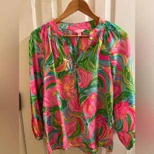 Lily Pullitzer blouse/ long sleeve